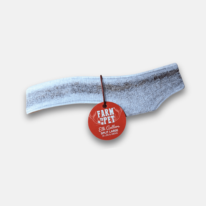 Farm to Pet All-Natural Whole and Split Elk Antler Dog Chews