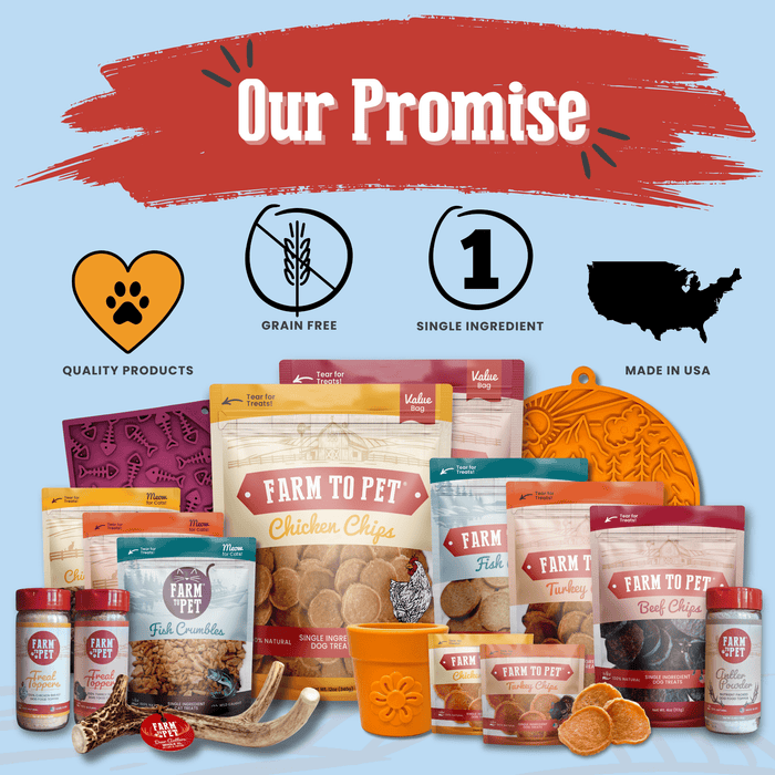 Farm to Pet Chicago Chicken Chips Dog Treats 4 oz