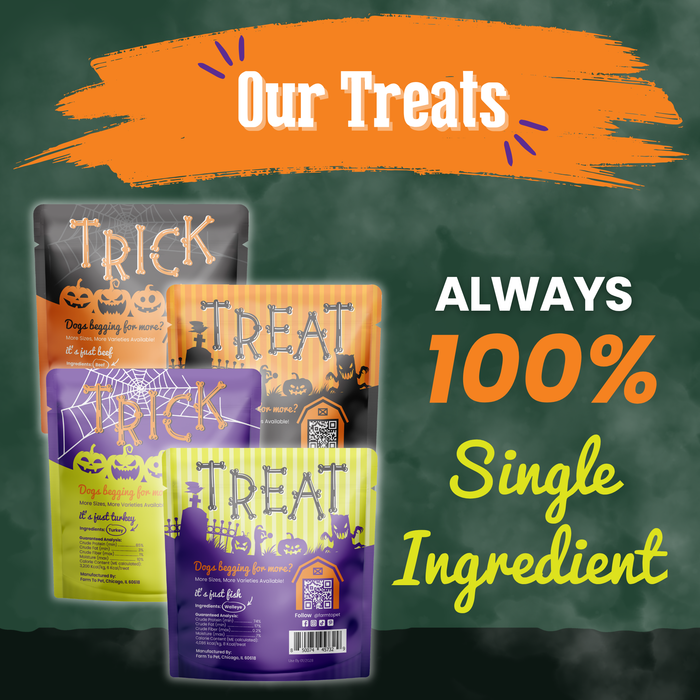 Farm To Pet Halloween Dog Treat Snack Pack Bundle