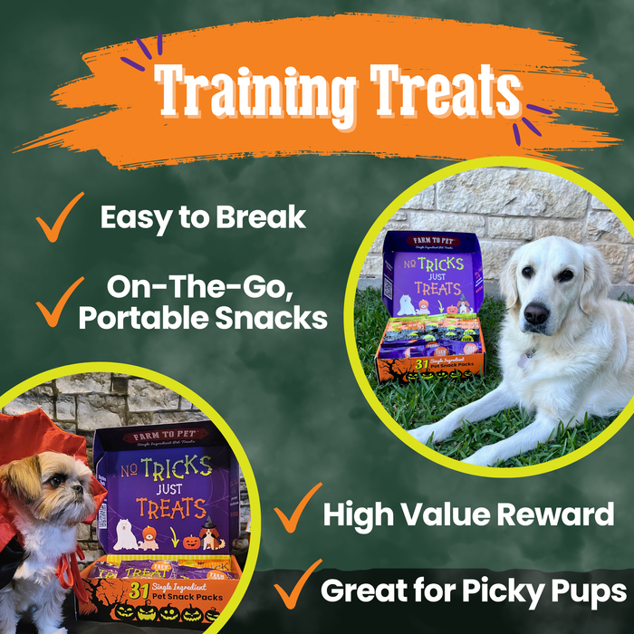 Farm To Pet Halloween 31 Snack Pack Dog Treat Box