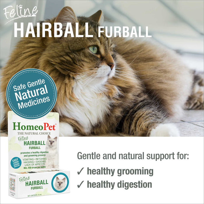 HomeoPet FELINE Furball Relief 0.5 fl. oz