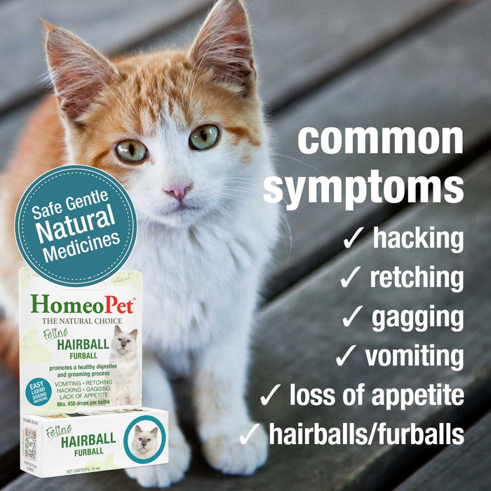 HomeoPet FELINE Furball Relief 0.5 fl. oz