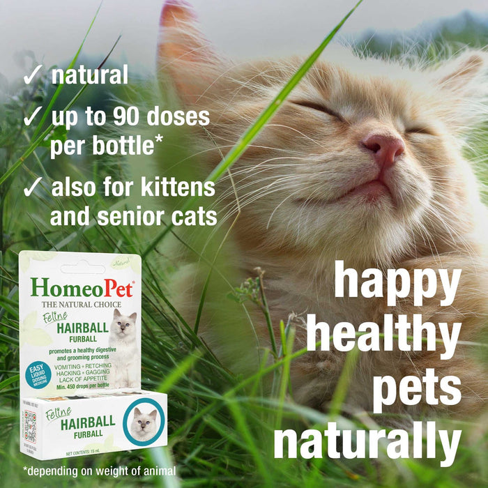 HomeoPet FELINE Furball Relief 0.5 fl. oz