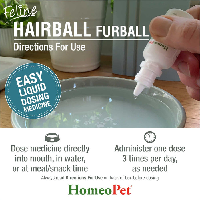 HomeoPet FELINE Furball Relief 0.5 fl. oz