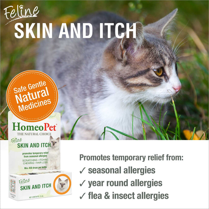 HomeoPet Feline Skin & Itch Care 15 ml