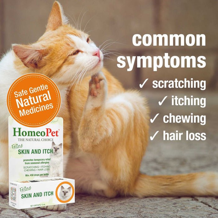 HomeoPet Feline Skin & Itch Care 15 ml