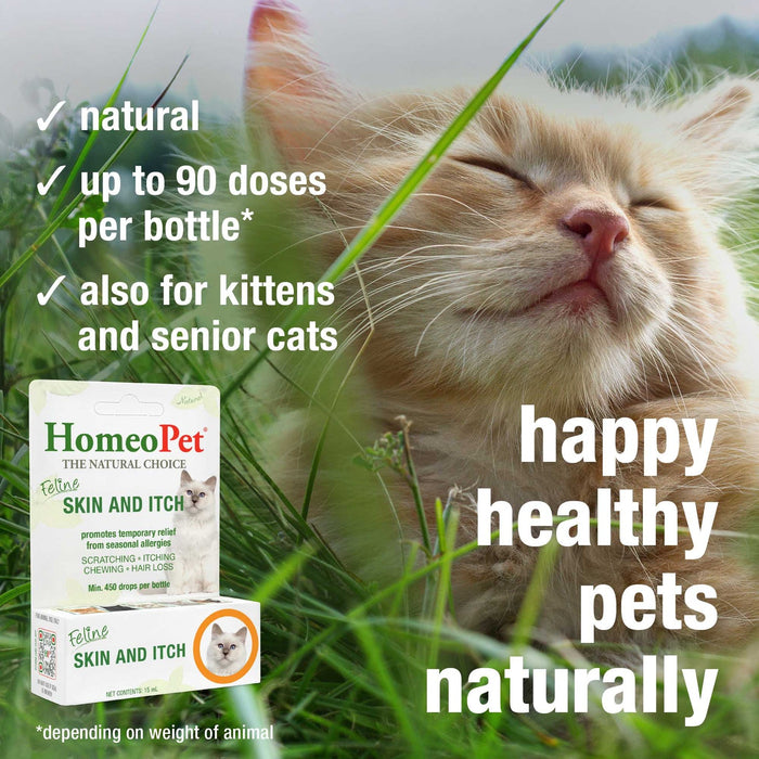 HomeoPet Feline Skin & Itch Care 15 ml