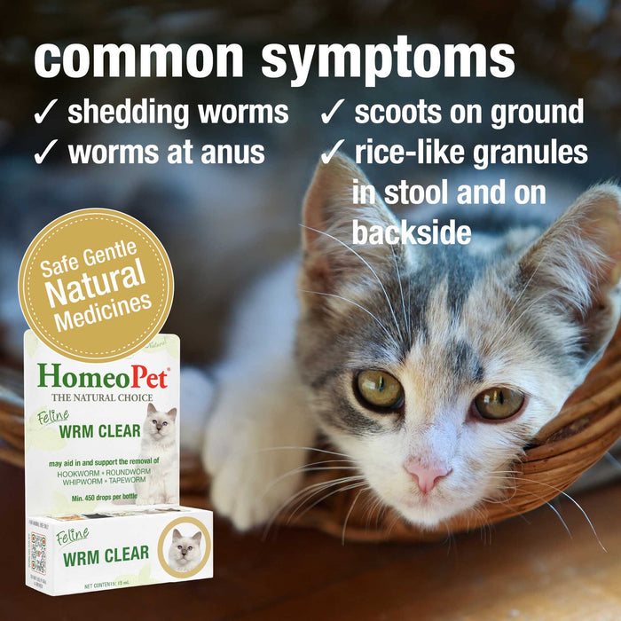 HomeoPet Feline WRM Clear 15 ml