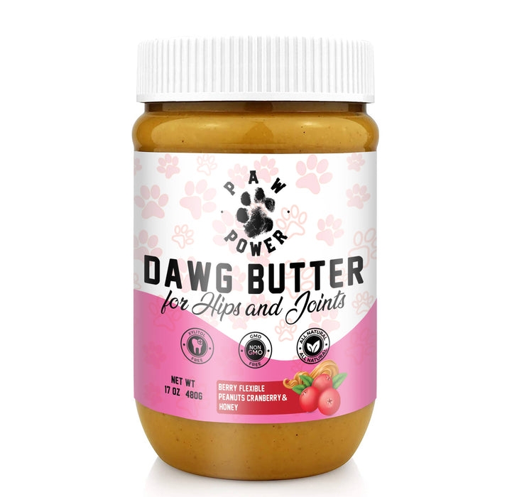 Paw Power Nutrition Dawg Butter Berry Food topper Flexible for Hips & Joints
