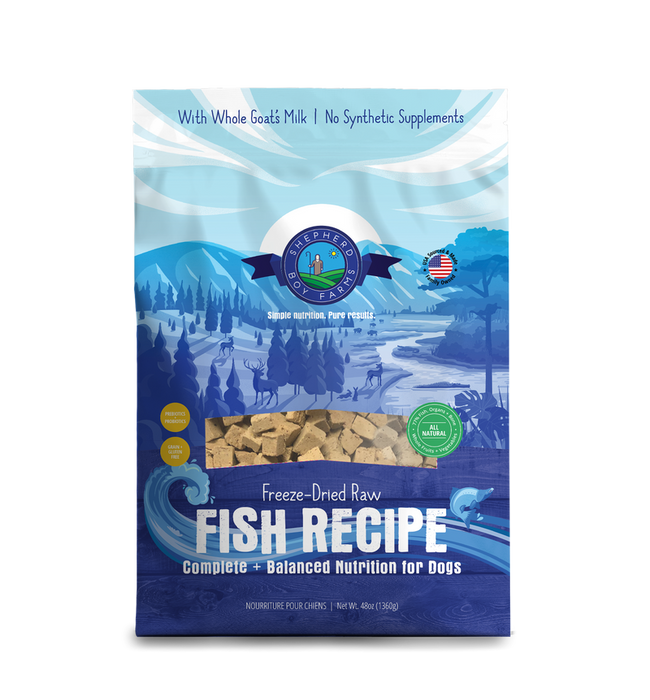 Shepherd Boy Farms Freeze-Dried Fish Medley Diet 48oz - Image 5