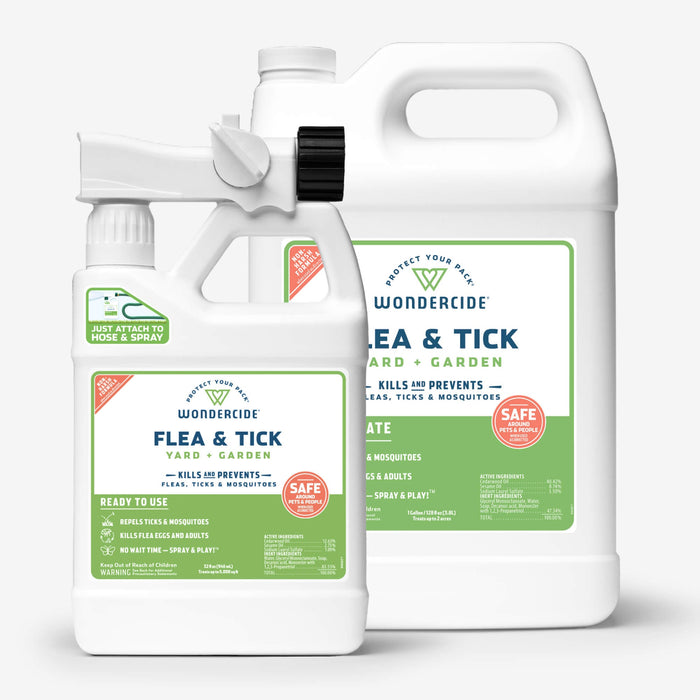 Wondercide Flea & Tick Yard Spray Refill Starter Kit with Natural Essential Oils
