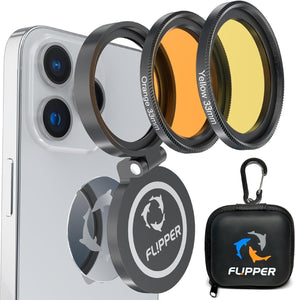 Flipper Aquarium Products - Flipper Flip-Kick Phone Filter Aquarium Reef Lens with Orange and Yellow Lenses - Image 10
