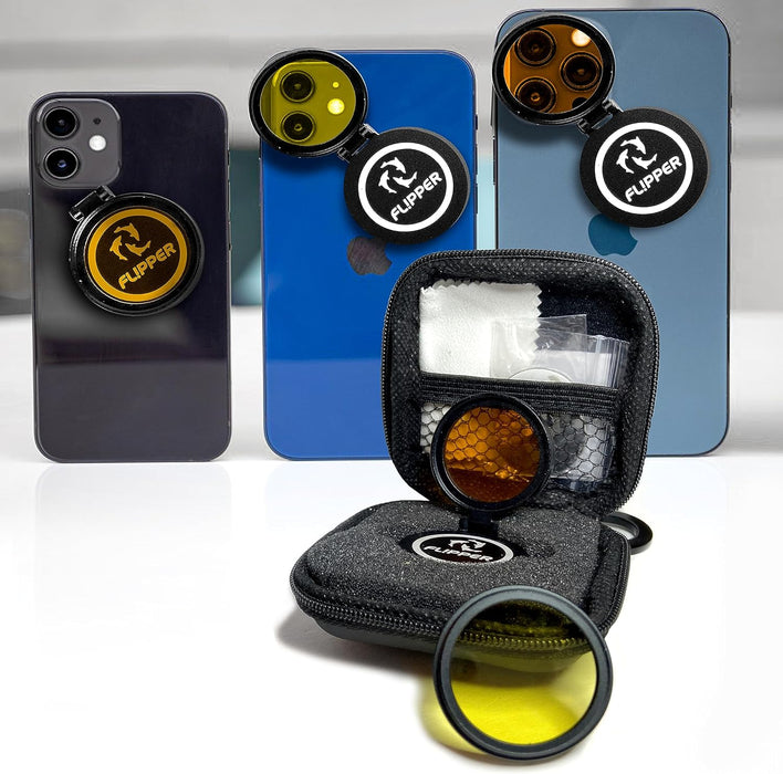 Flipper Aquarium Products - Flipper Flip-Kick Phone Filter Aquarium Reef Lens with Orange and Yellow Lenses - 2 - Image 10