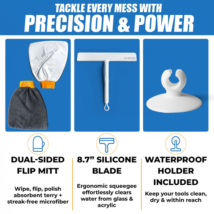 Flipper Mitt + Squeegee Set