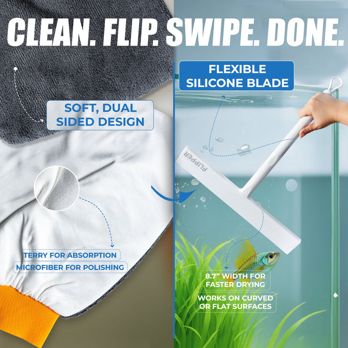 Flipper Mitt + Squeegee Set