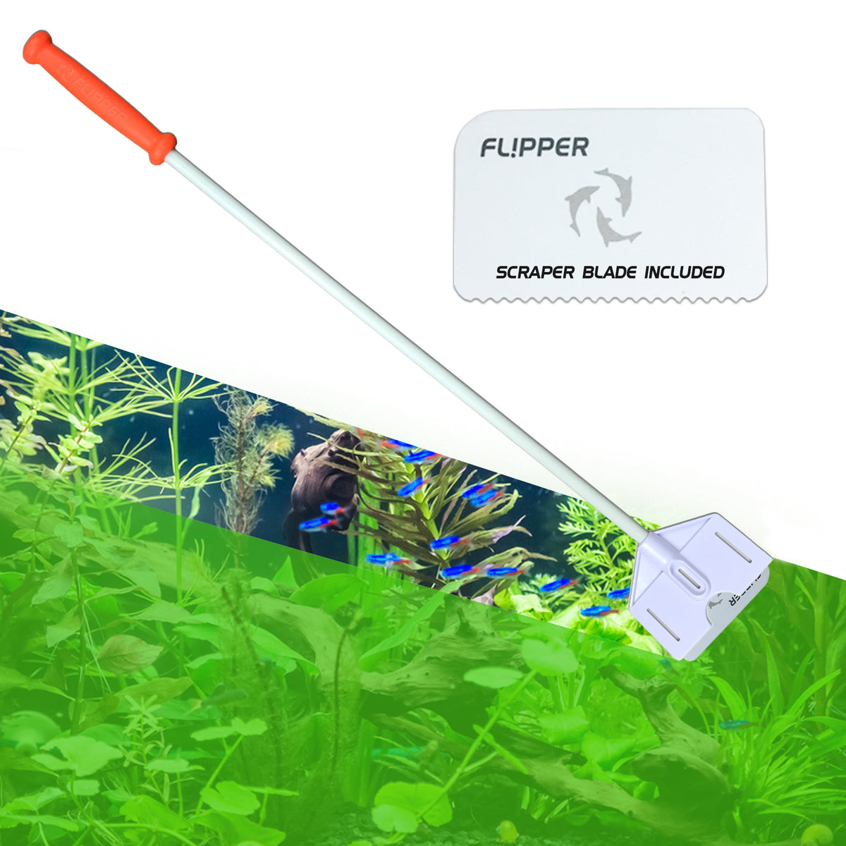 Flipper Platinum Aquarium Algae Scraper - 28