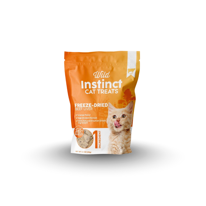 Wild instinct Pet Freeze-Dried Beef Liver for Cats