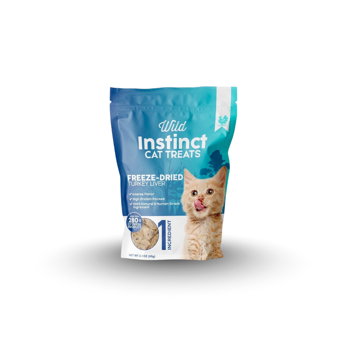 Wild instinct Pet Freeze-Dried Turkey Liver for Cats