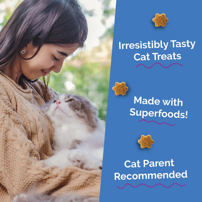 Fruitables Limited Ingredient Crunchy Cat Treats Chicken w/Blueberry 2.5oz