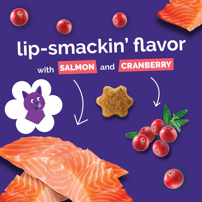 Fruitables Limited Ingredient Crunchy Cat Treats Salmon w/Cranberry 2.5oz