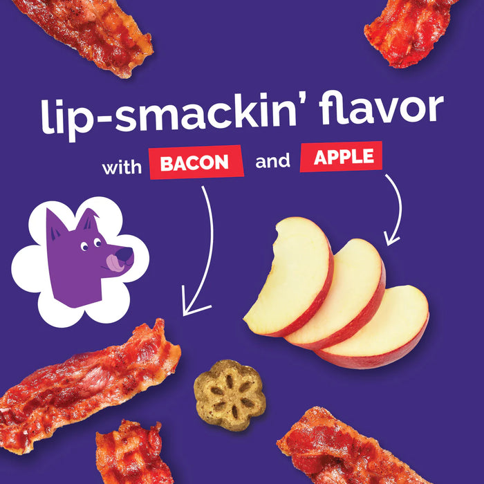Fruitables Skinny Minis Soft Dog Treats Apple Bacon 5oz