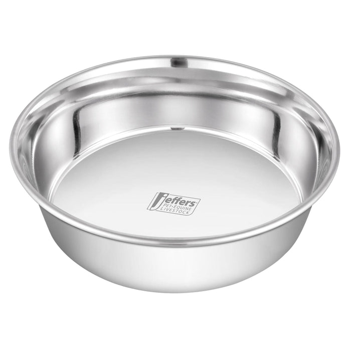 Jeffers Heavy Weight Stainless Steel Pet Bowls – Durable Pet Food & Water Dish, Chew-Resistant, Dishwasher Safe