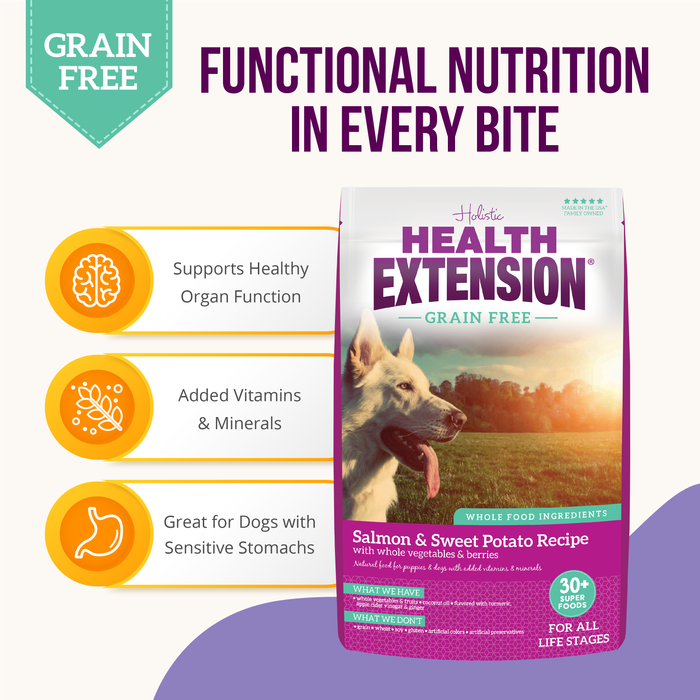 Health Extension Grain Free Salmon & Sweet Potato Recipe - 4 - Image 11