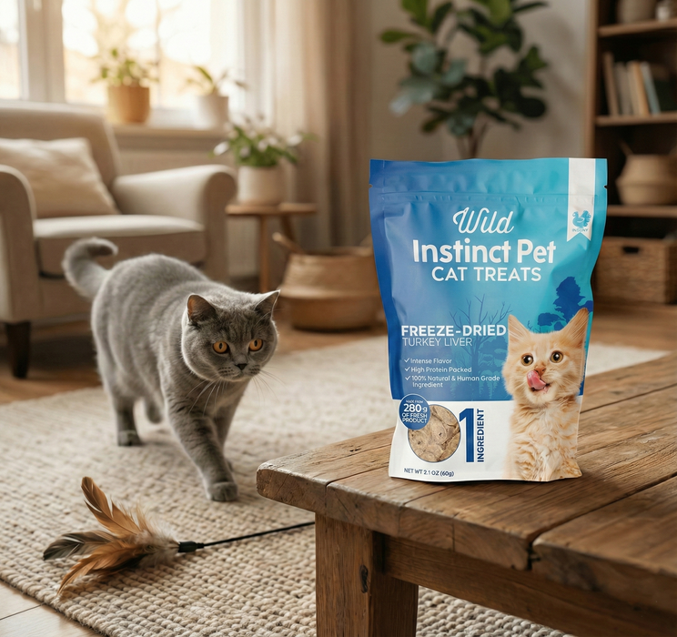 Wild instinct Pet Freeze-Dried Turkey Liver for Cats