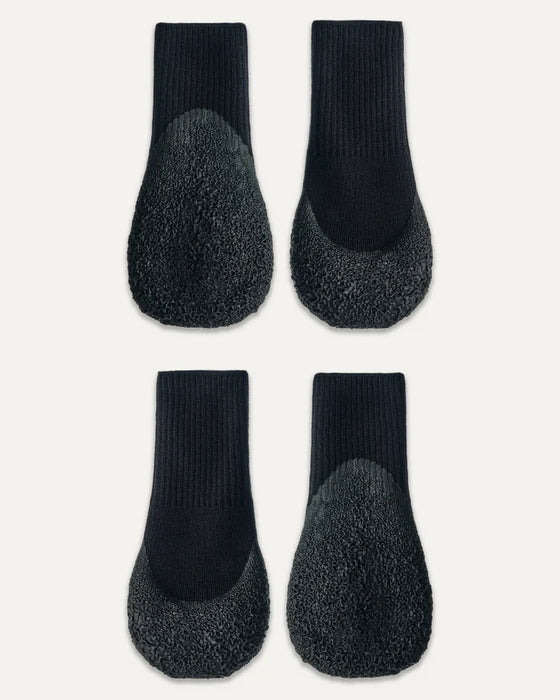 Goo-Eez Lites All Season Terrain Dog Booties, Black, XS 4-pack