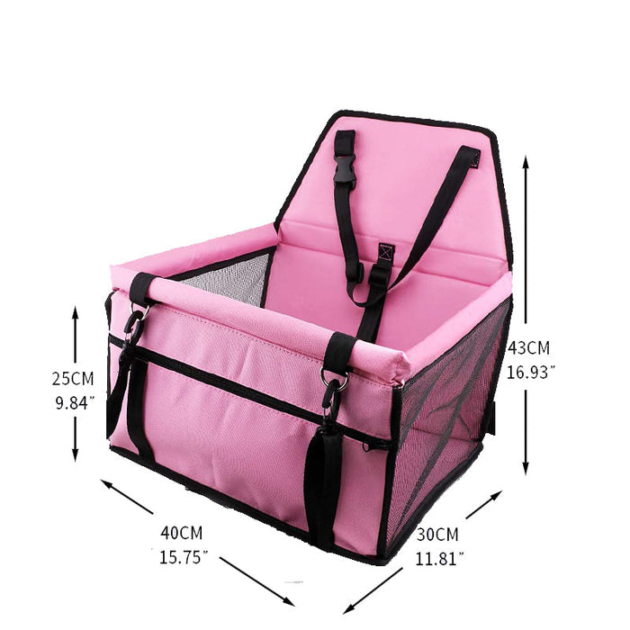 Furr Baby Gifts Dog Safety Mesh Travel Carrier Basket