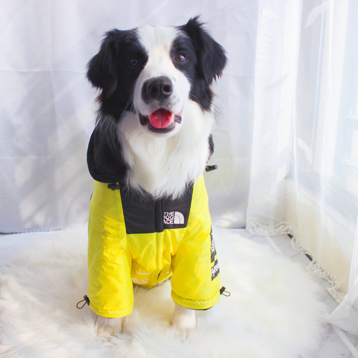 Furr Baby Gifts Dog Face Windproof Waterproof Reflective Pet Cat Dog Jacket