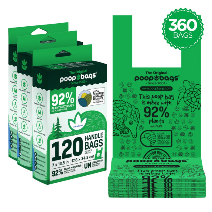 The Original Poop Bags Handle Tie Poop Bags