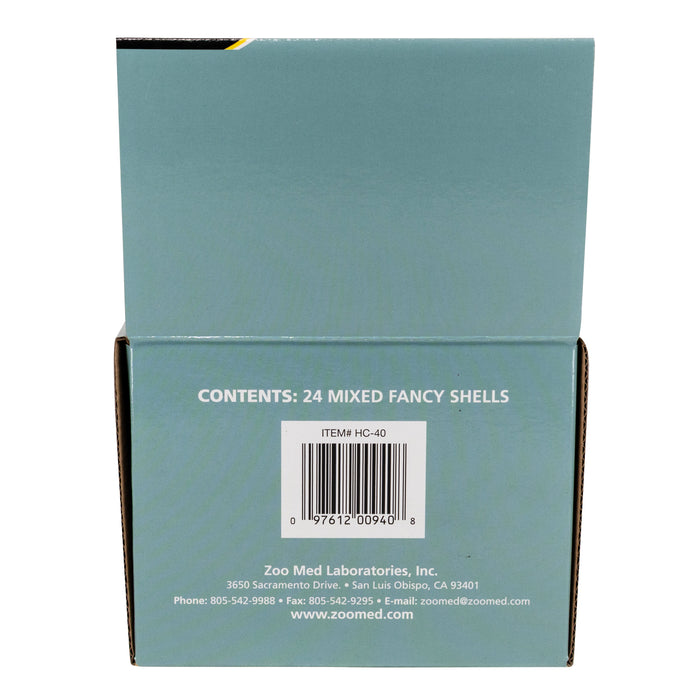 Zoo Med Hermit Crab Decorative Shell Fancy Shell Assorted 1 Pack (Pack of 24)