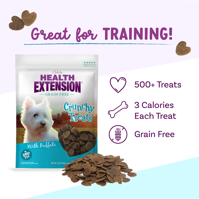 Health Extension Crunchy Heart Shaped Small Treats - Buffalo - 3 - Image 9