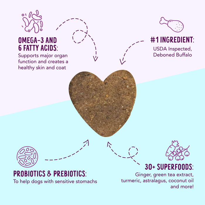 Health Extension Crunchy Heart Shaped Small Treats - Buffalo - 4 - Image 9