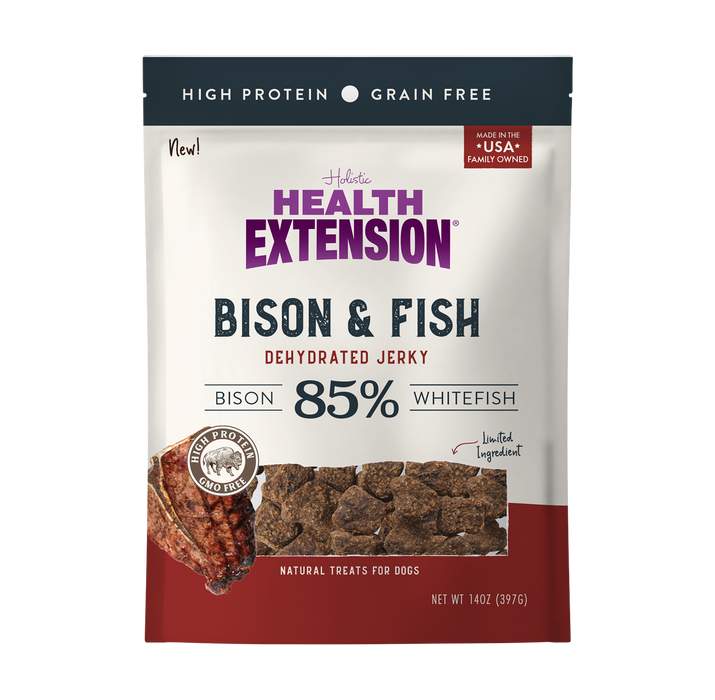 Health Extension Bison & Fish Jerky Dog Treats - Image 9