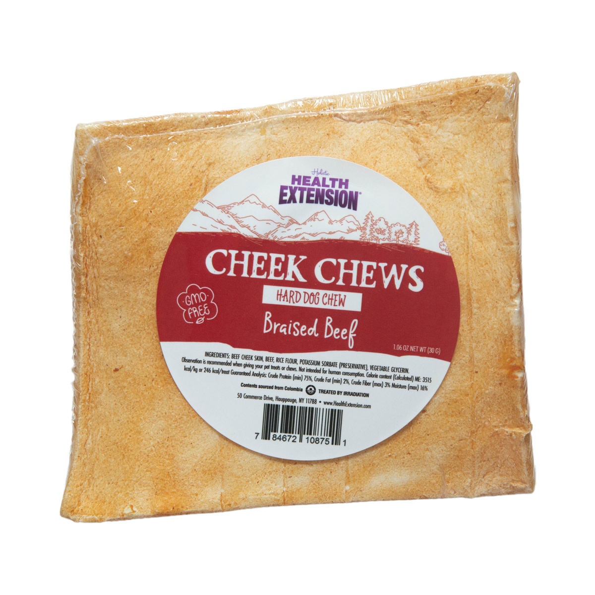 Health Extension Cheek Chew - Braised Beef — AnimalWiz.com