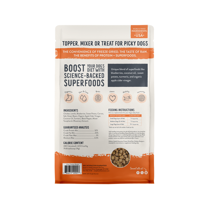 Health Extension Freeze Dried Raw Chicken Recipe - 1 - Image 9