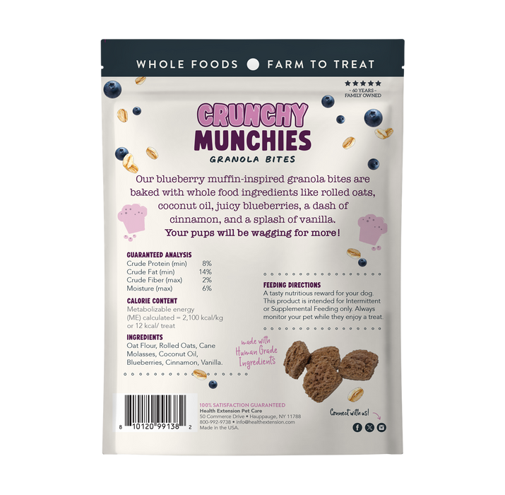 Health Extension Crunchy Munchies Granola Bites-Blueberry Ruffin - 1 - Image 9