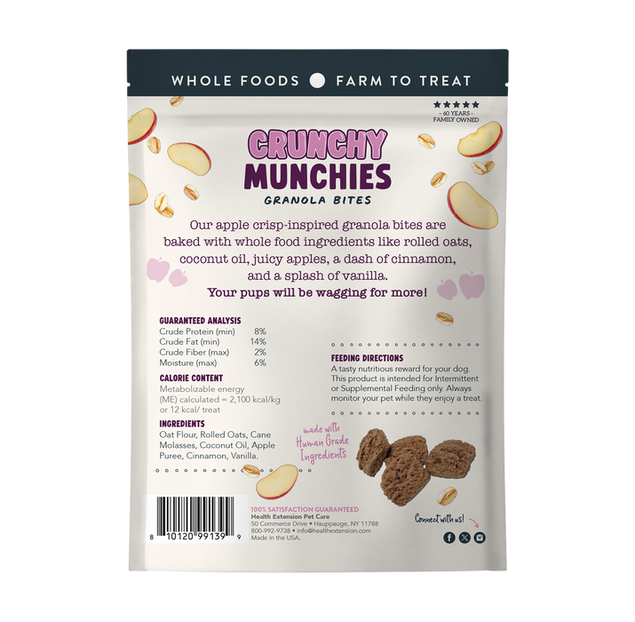 Health Extension Crunchy Munchies Granola Bites-Appley Crisp - 1 - Image 9