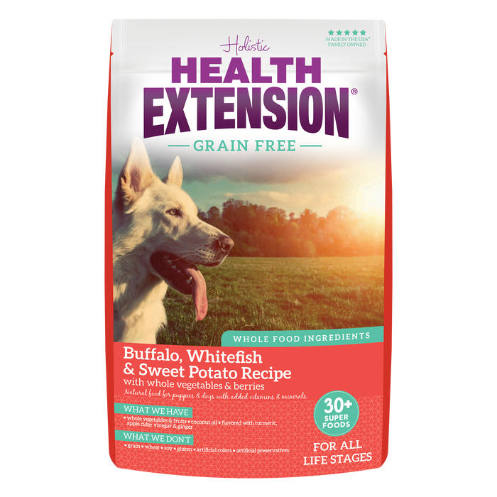 Health Extension Grain Free Buffalo, Whitefish & Sweet Potato Recipe - Image 11