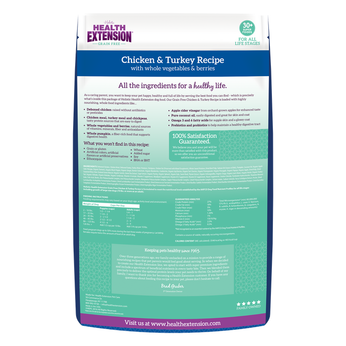 Health Extension Grain Free Chicken & Turkey Recipe - 1 - Image 11