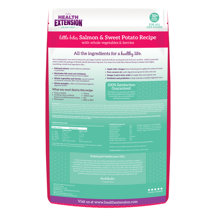 Health Extension Grain Free Salmon & Sweet Potato Little Bites Recipe - 1 - Image 10