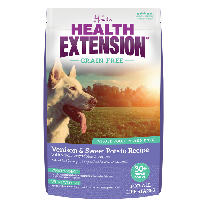 Health Extension Grain Free Venison & Sweet Potato Recipe - Image 11