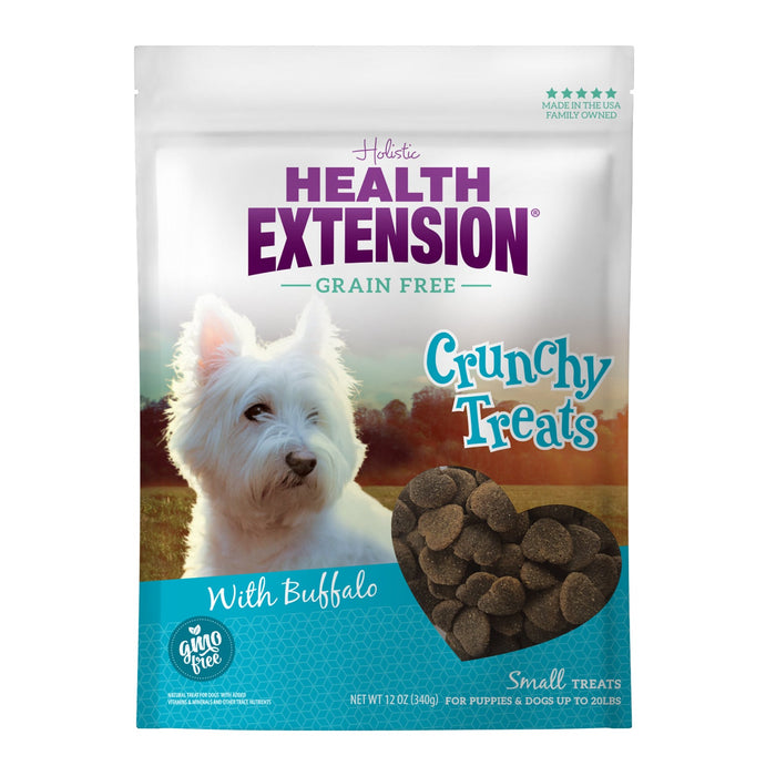 Health Extension Crunchy Heart Shaped Small Treats - Buffalo - Image 9