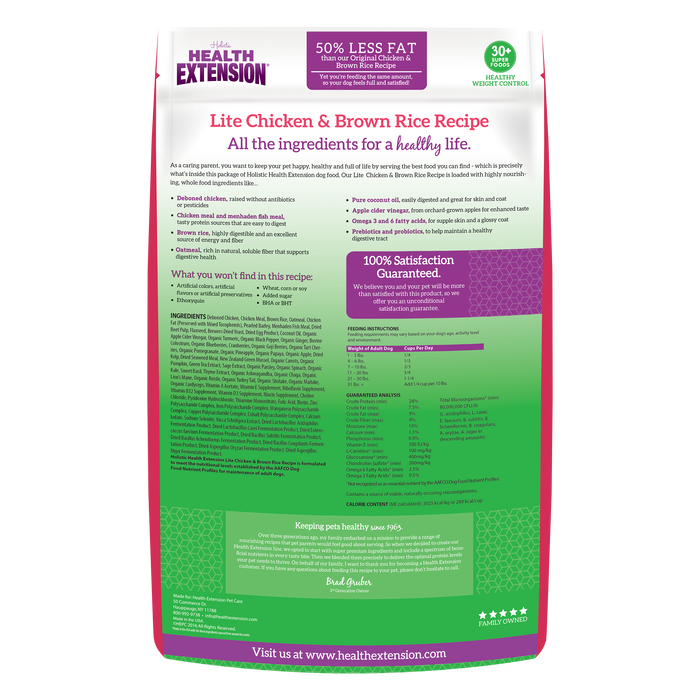 Health Extension Lite Chicken & Brown Rice Recipe - 1 - Image 11
