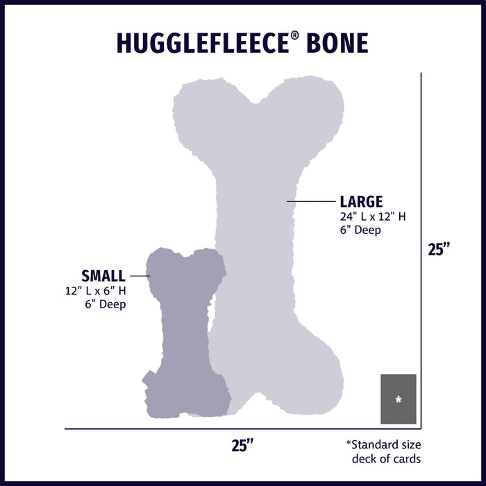 HuggleHounds HuggleHug™ Lavender Bone & 2oz Calming Spray Dog Toy Set