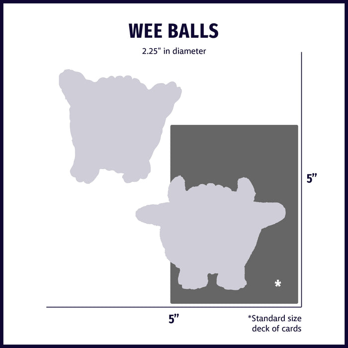 HuggleHounds Wee Huggles® Assorted Balls Dog Toys (Pack of 5)