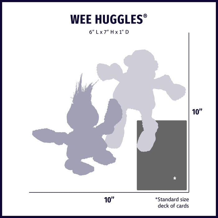 HuggleHounds Wee Huggles® Assorted Plush Dog Toys, (Pack of 6)