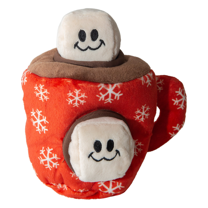 SnugArooz Hide & Seek Cocoa Holiday Plush Dog Toy